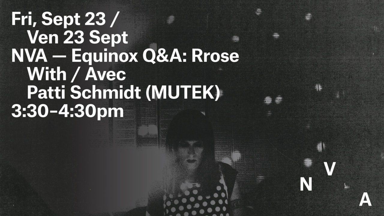 NVA Presents: Rrose Q&A